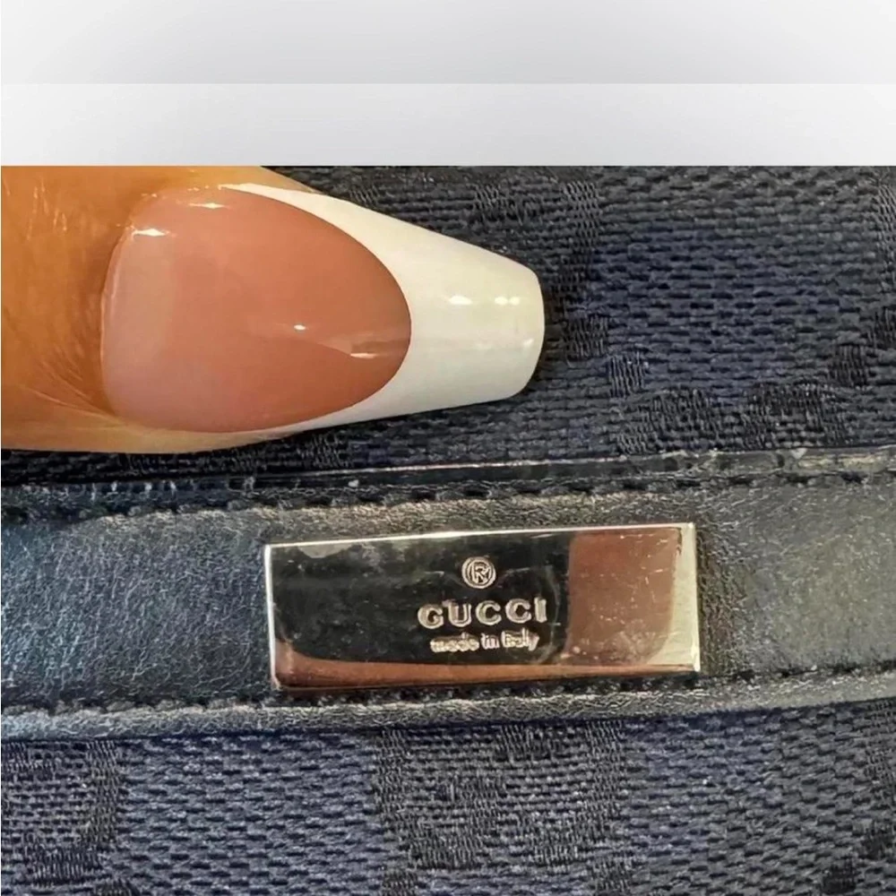 Gucci logo black bag